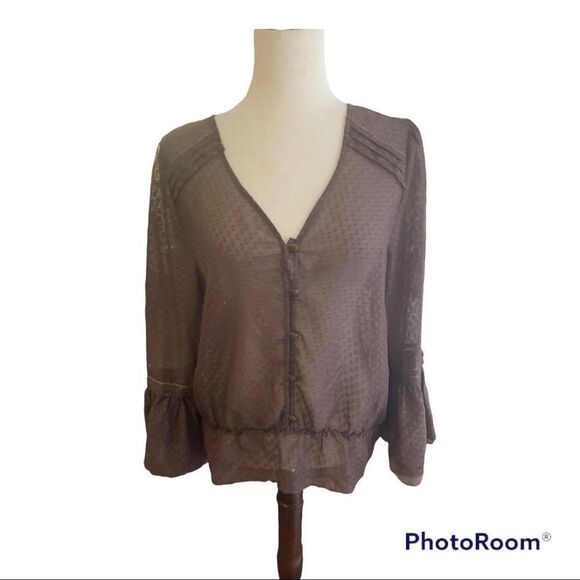Sanctuary Brown Size Large Blouse - Picture 1 of 10